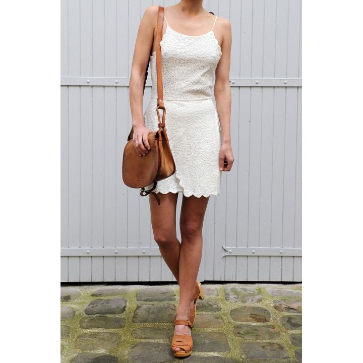 besace en cuir naturel 27 cm 22 cm