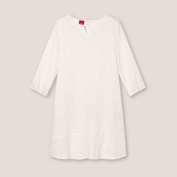 Ava robe en lin Vit