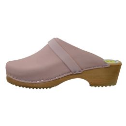 Sabot en cuir Nubuck - ROSE PALE