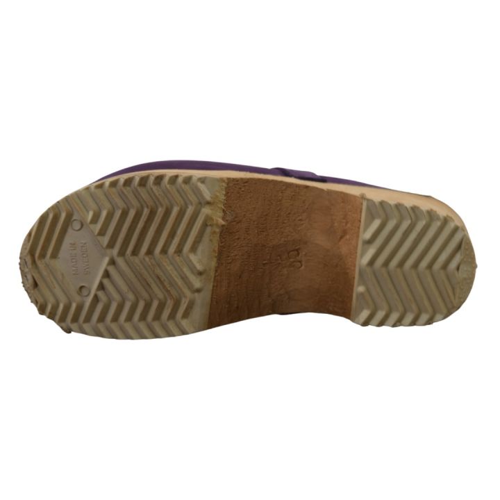Sabot en cuir Nubuck - VIOLET LILAS