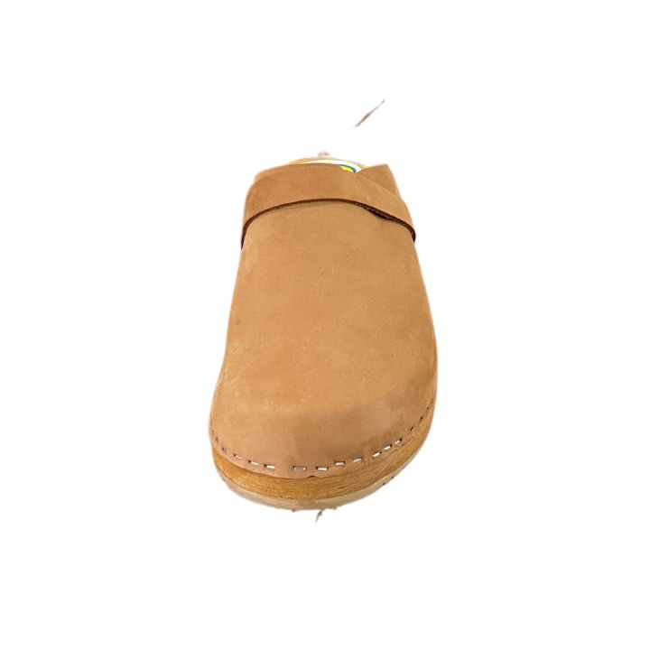 Sabots en cuir Nubuck - CAMEL
