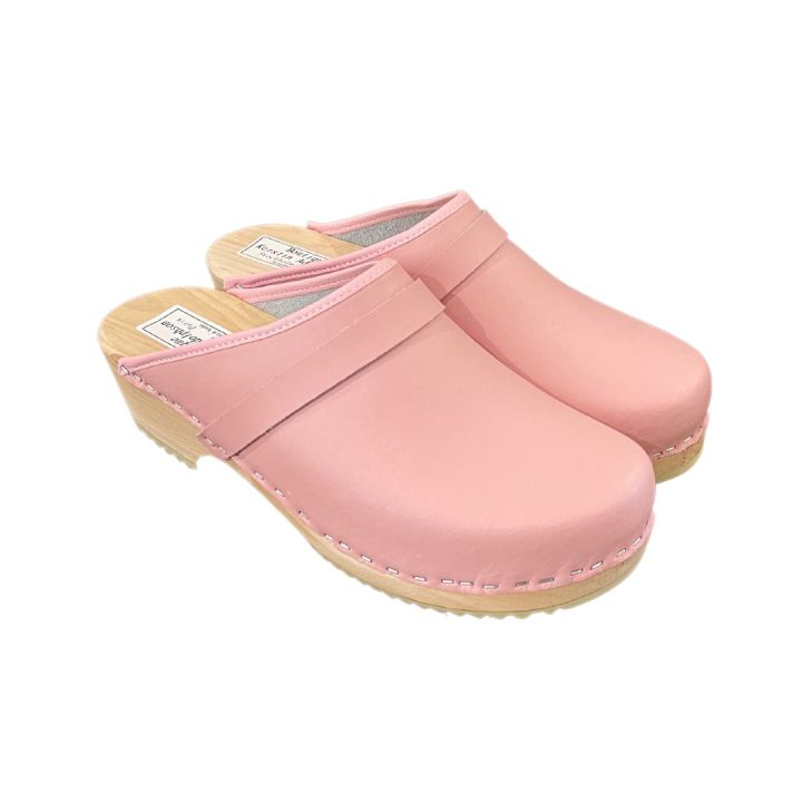 Sabots en cuir Nubuck - ROSE CLAIR
