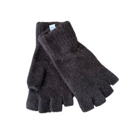 Mitaines en laine - MARRON