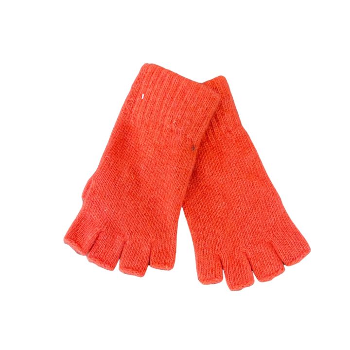 Mitaines en laine - ORANGE