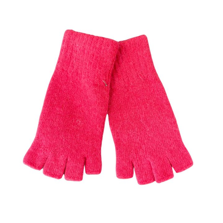 Mitaines en laine - ROUGE