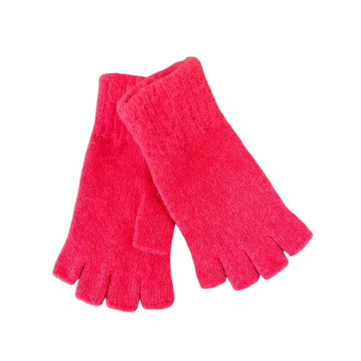 Mitaines en laine - ROUGE