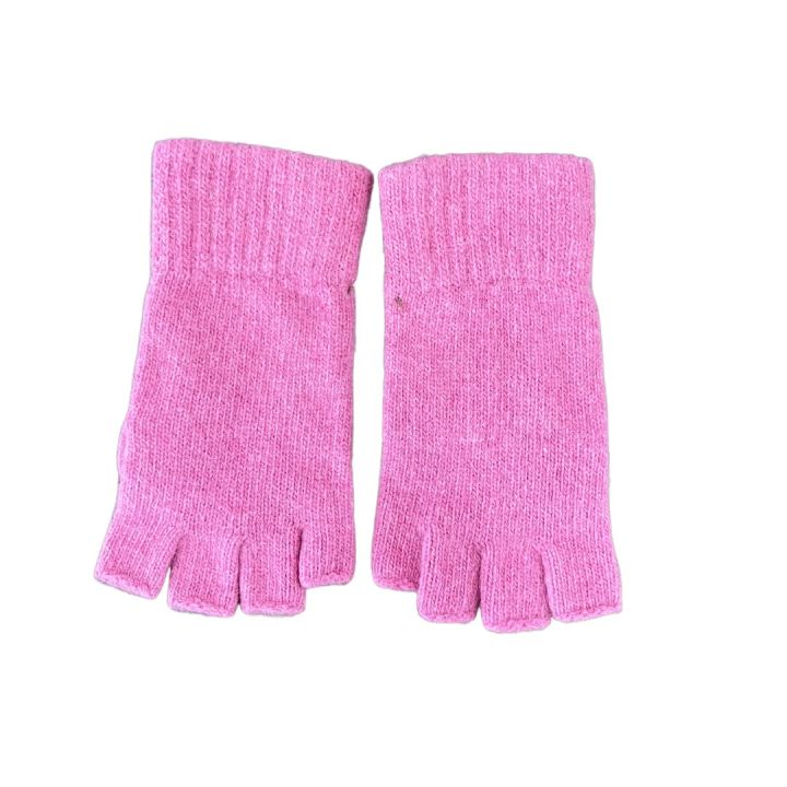 Mitaines en laine - ROSE BUBBLE GUM