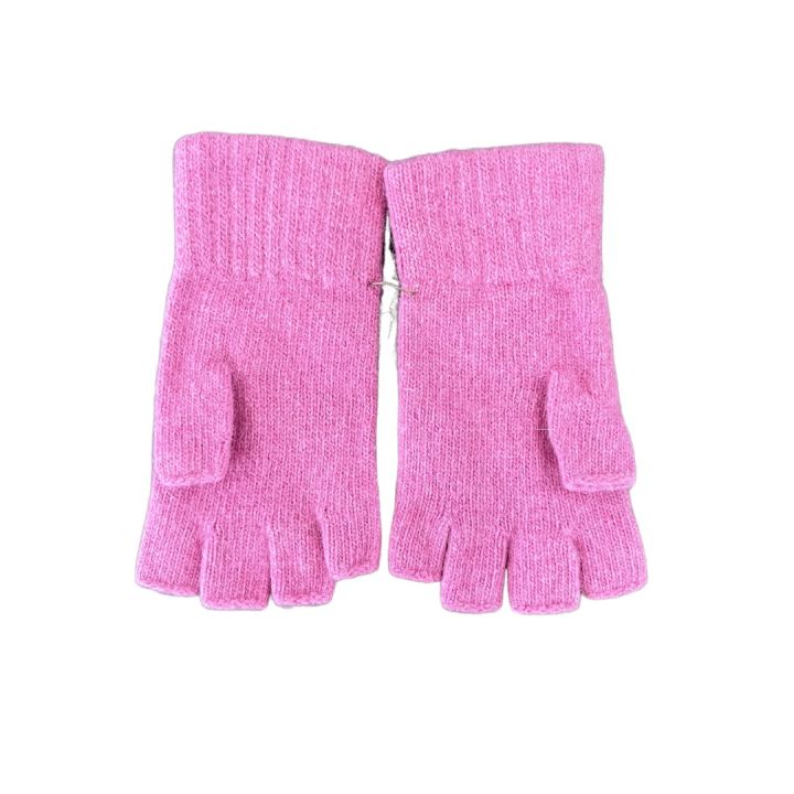 Mitaines en laine - ROSE BUBBLE GUM
