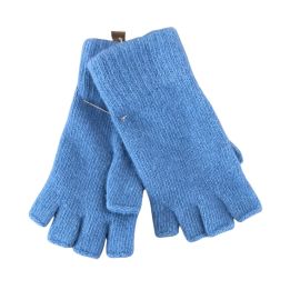 Mitaines en laine - BLEU INDIGO