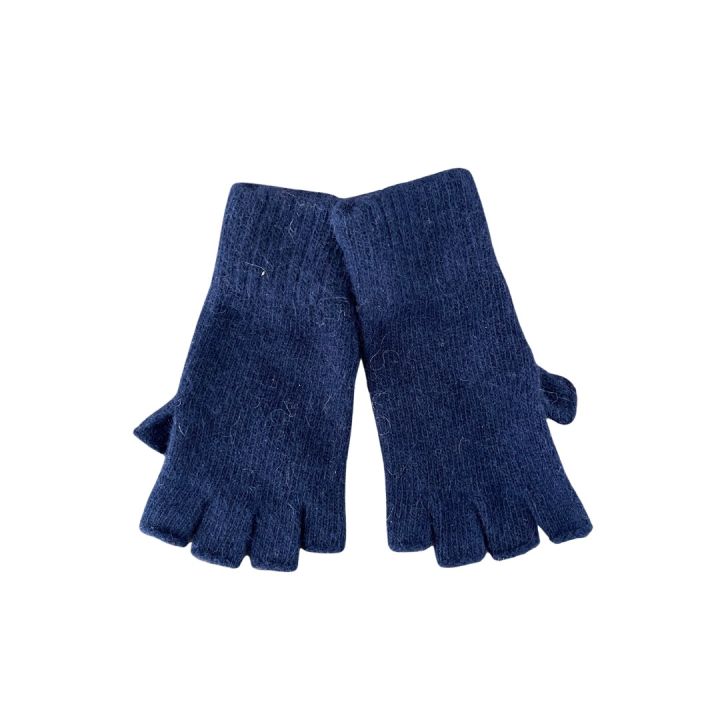 Mitaines en laine - BLEU MARINE