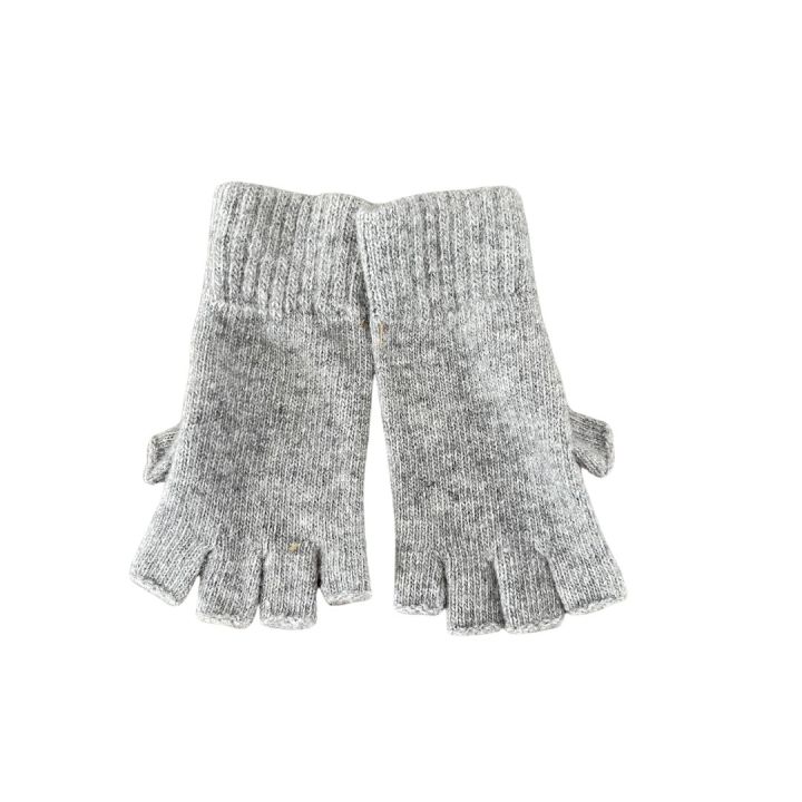 Mitaines en laine - GRIS CLAIR