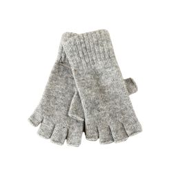 Mitaines en laine - GRIS CLAIR