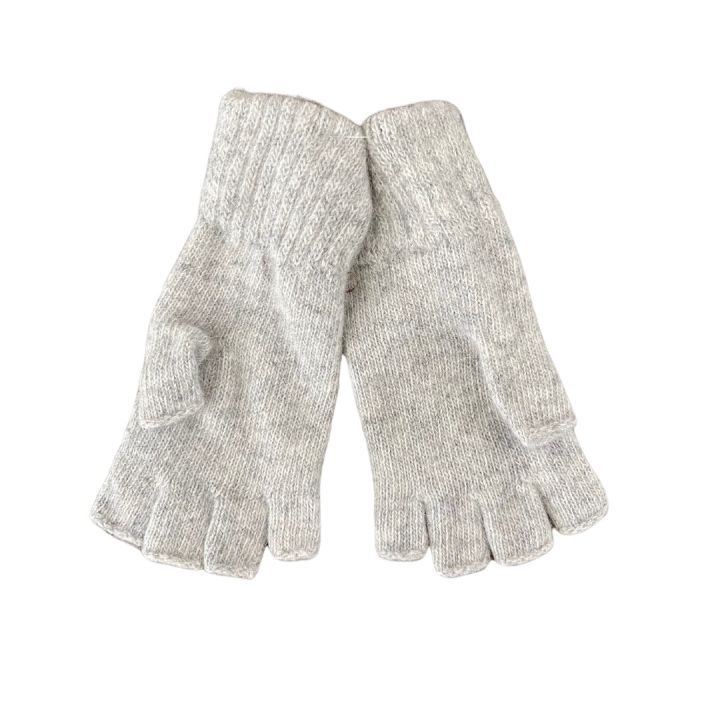 Mitaines en laine - BEIGE CHINÉ