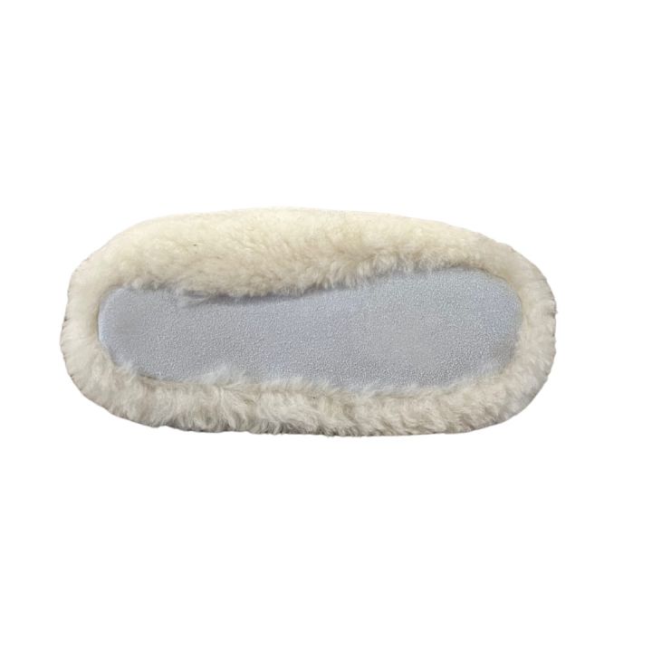 Chaussons en peau de mouton - BLANC