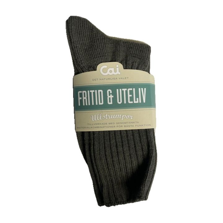 Chaussettes en laine Cai Fritid & Uteliv - VERT