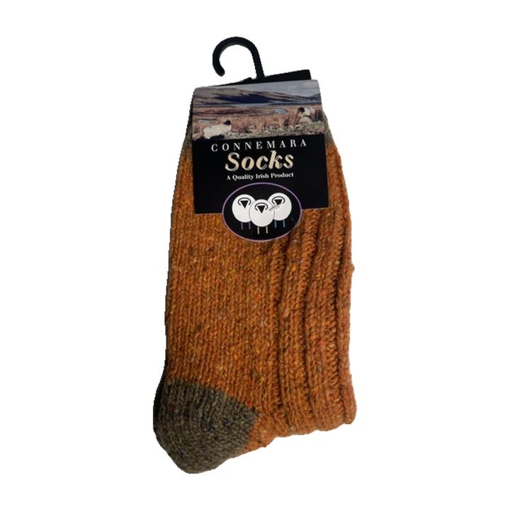 Connemara Flecks Plus socks - ORANGE