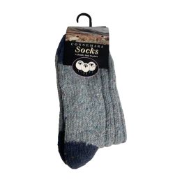 Chaussettes Connemara Flecks Plus - BLEU