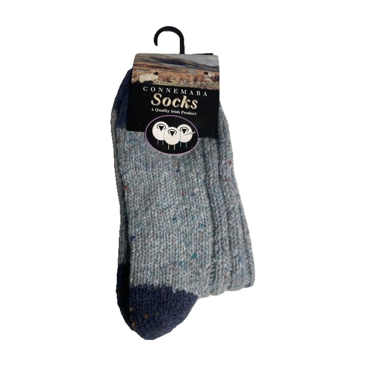 Connemara Flecks Plus socks - BLUE
