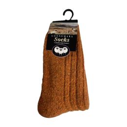 Chaussettes Connemara Flecks chinées - ORANGE