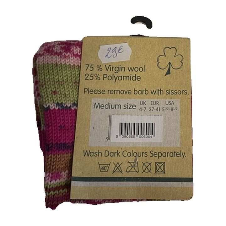 Långa Fair Isle-strumpor - ROSA