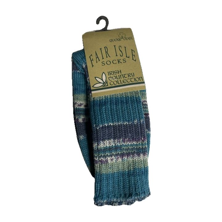 Fair Isle-strumpor - TURKOS