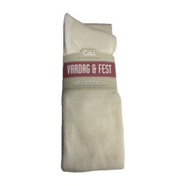 Cai Vardag & Fest knee socks - WHITE