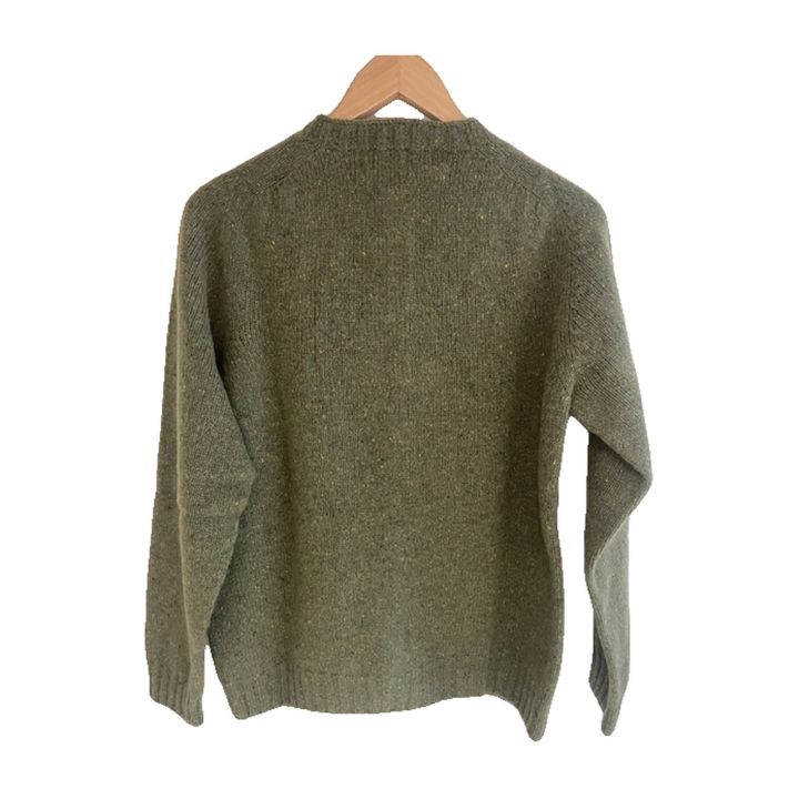 Wool cardigan - GREEN MARL