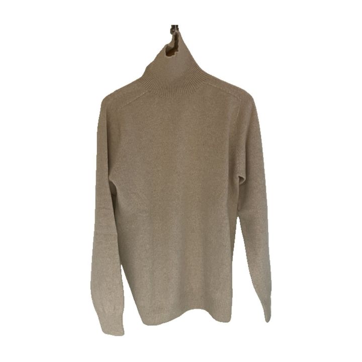 Unisex merino and cashmere jumper - BEIGE