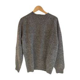 Men's flecked wool jumper - GREY MARL