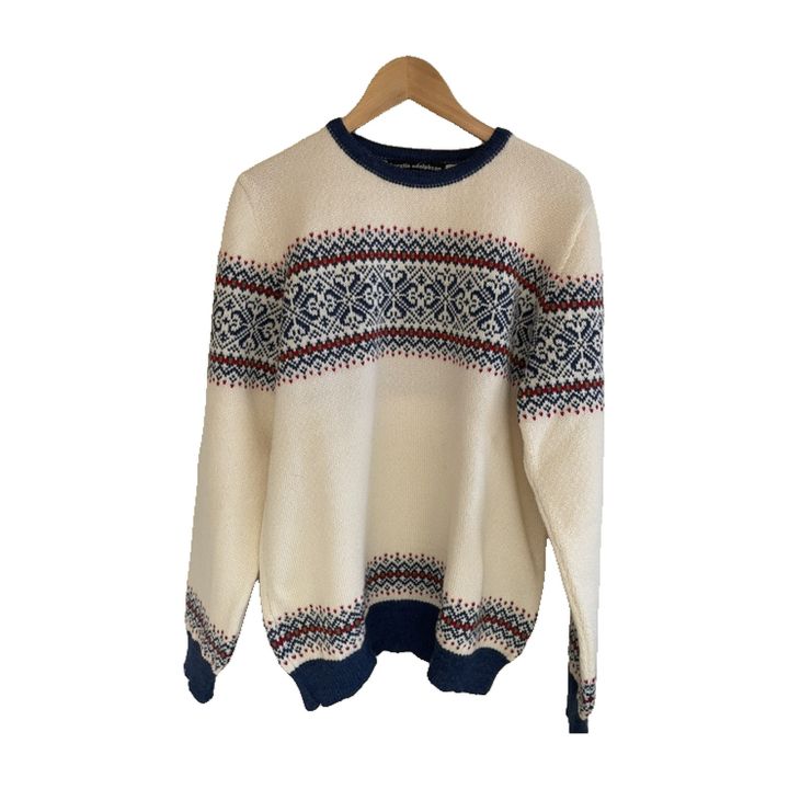 Norwegian jumper - WHITE