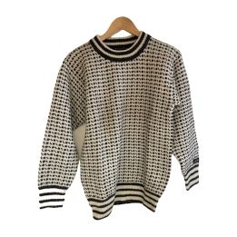 Small-pattern jumper - WHITE