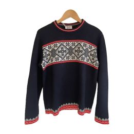 Jacquard-band jumper - NAVY