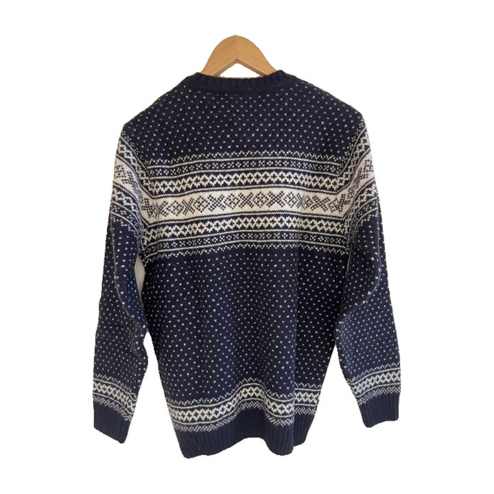 Speckled Scottish jumper - NAVY