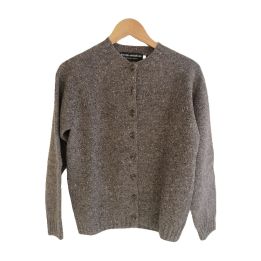 Gilet en laine - MARRON CHINÉ