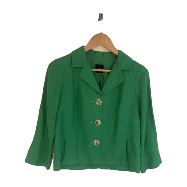 Veste en lin - VERT