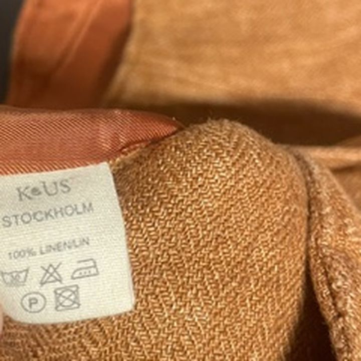 Veste sans manches en lin - MARRON