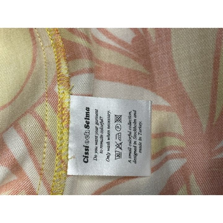 Graphic print dress - MULTICOLOUR ORANGE