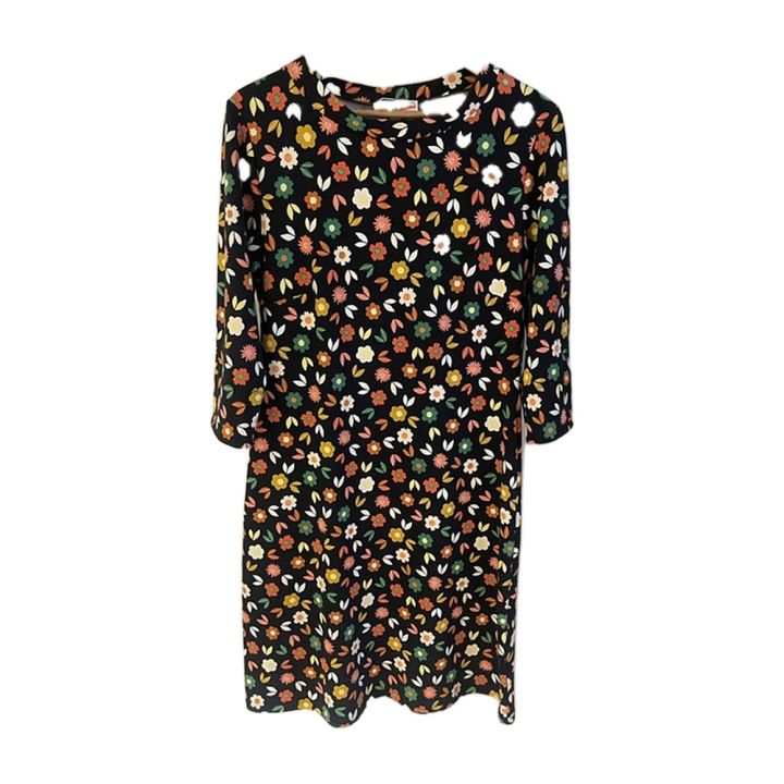 Robe à petites fleurs - NOIR MULTICOLORE