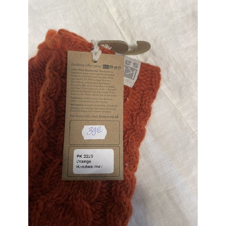 Mitaines en laine - ROUILLE