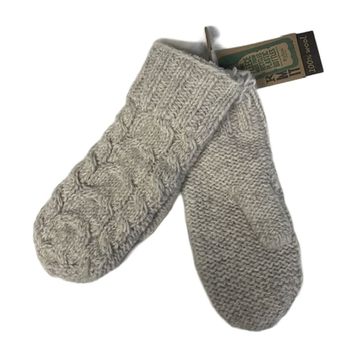 Wool mittens - OATMEAL