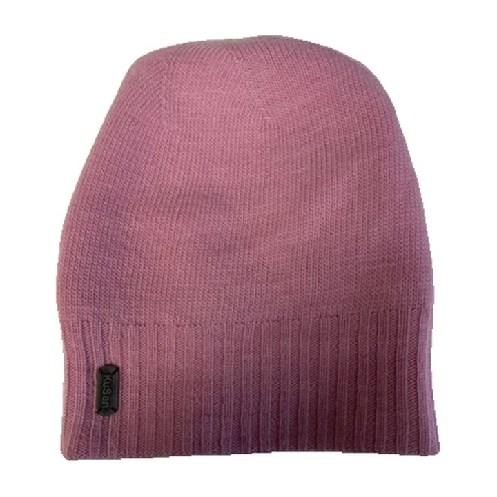 Bonnet réversible, revers - BLANC ET ROSE