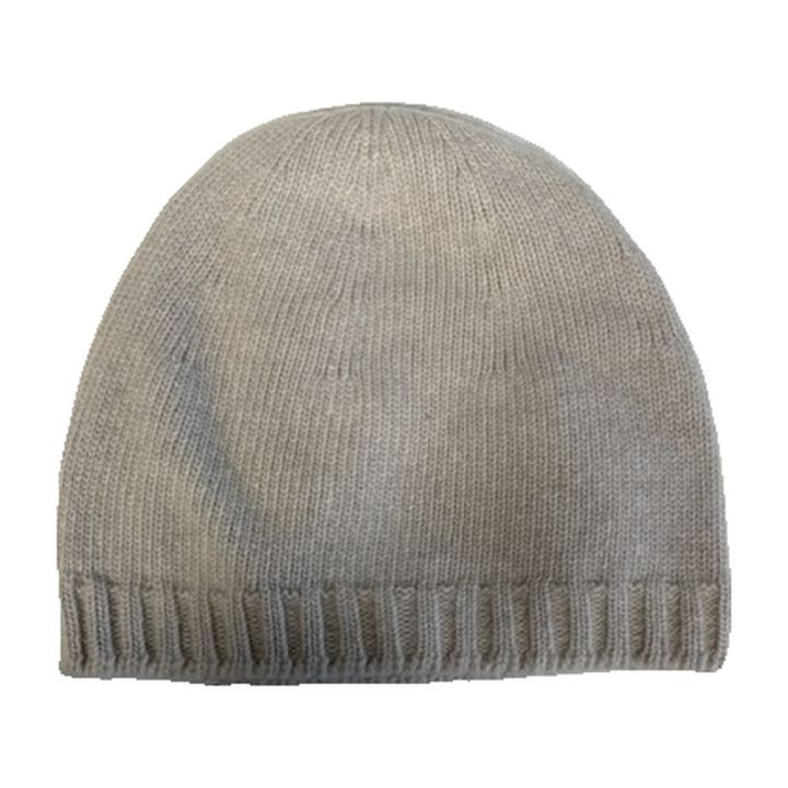Bonnet en laine et cachemire - BEIGE