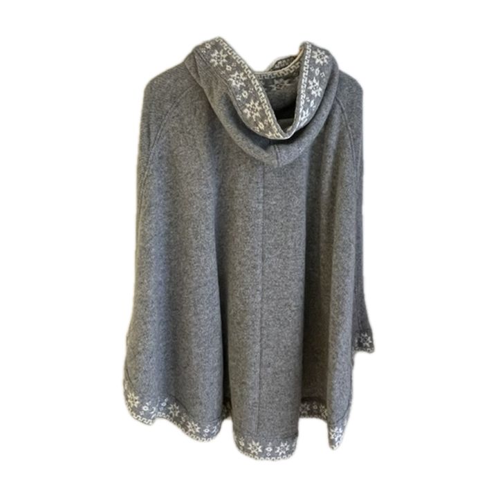 Hooded cape - GREY