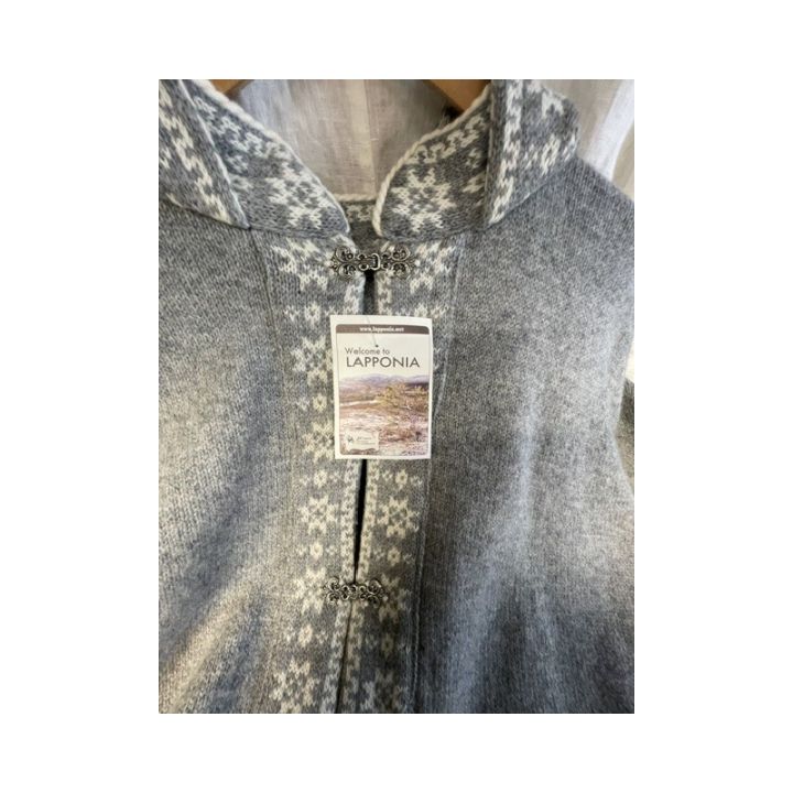 Hooded cape - GREY