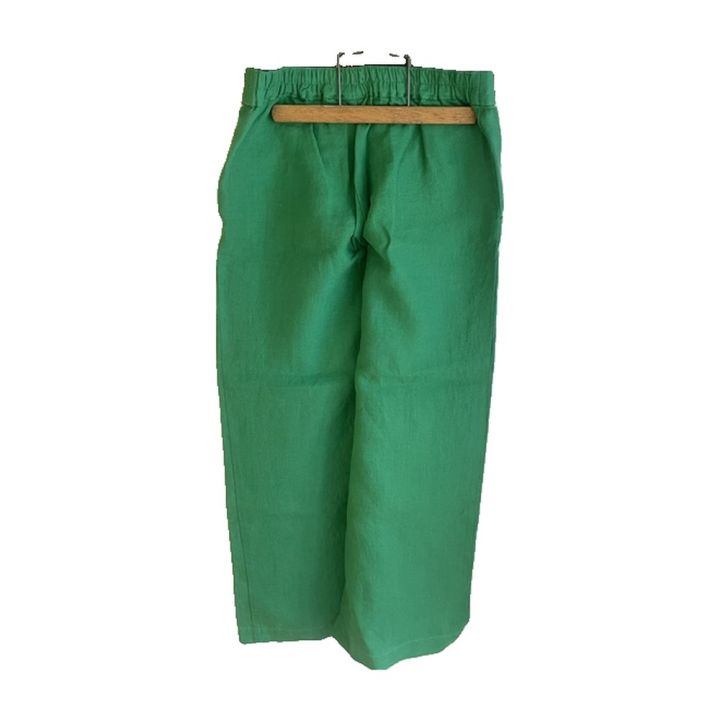 Pantalon large - VERT