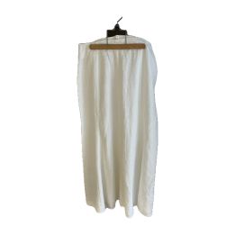 Long flared skirt - WHITE