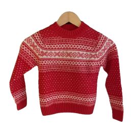 Children's Nordic jumper - RED
