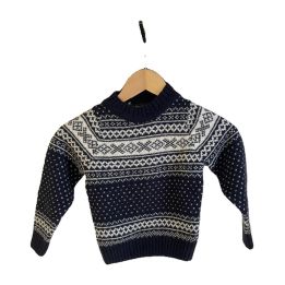 Children's Nordic jumper - NAVY
