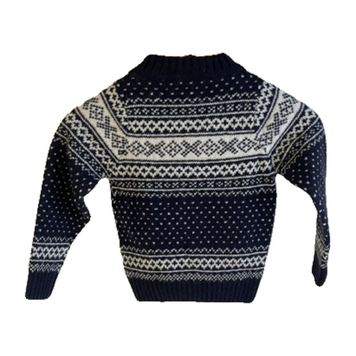 Pull nordique enfant - BLEU MARINE