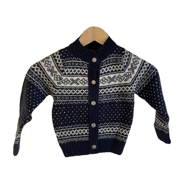 Children's Nordic cardigan - NAVY